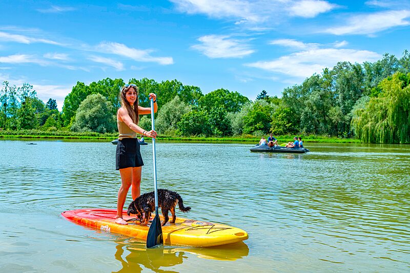 Paddleboarding on the Pond 1