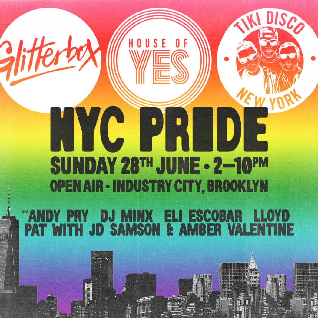 Pride 2026: Tiki Disco x Glitterbox x House of Yes