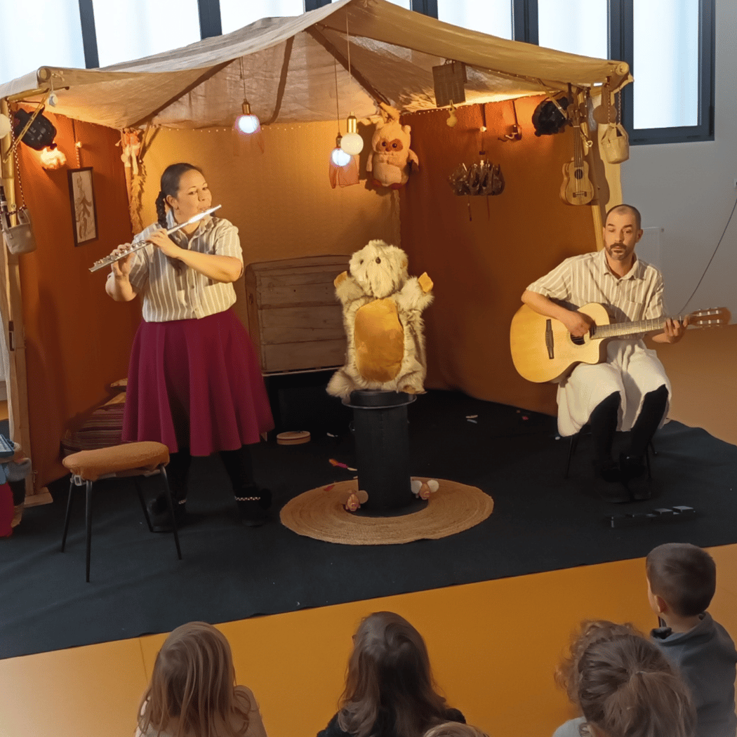 Spectacle au jardin - Frissonette & Grelotin 1