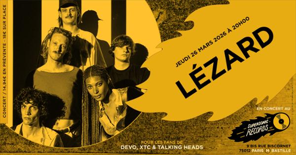 Lézard en concert (côté Records) 1