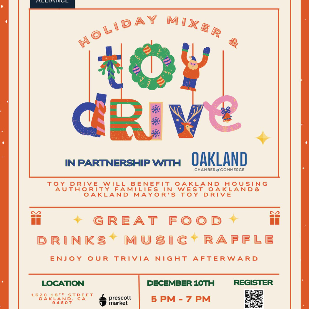 Oakland Builders Alliance Holiday Mixer & Toy Drive 1