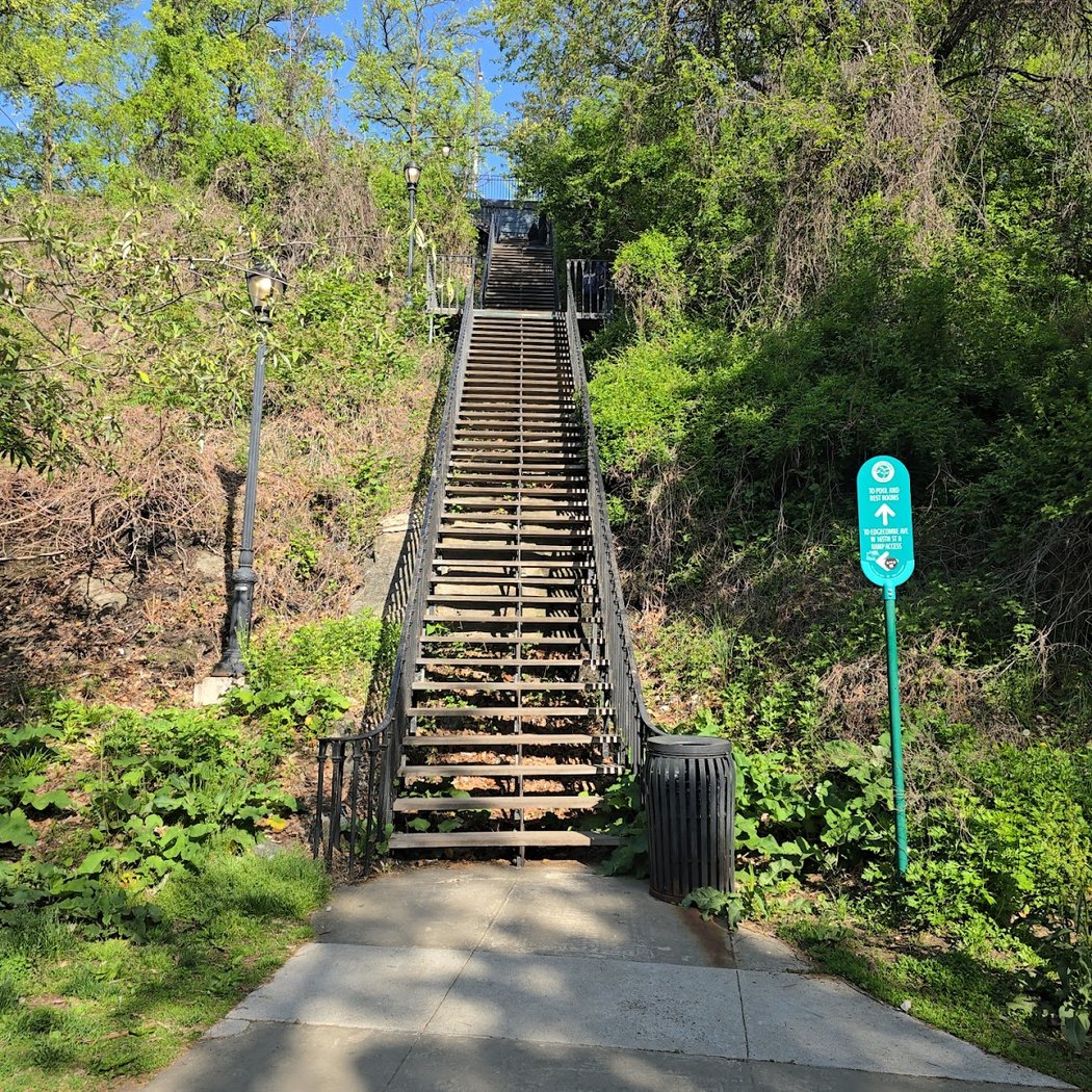 High Bridge Park Long Stairs 1