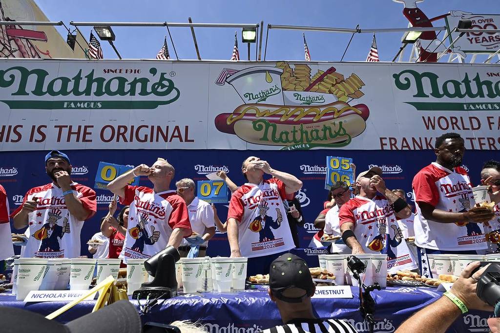Nathan's Famous Fourth of July Hot Dog Eating Contest 2