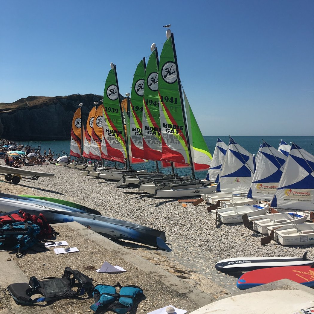 Voiles et Galets d'Etretat 2