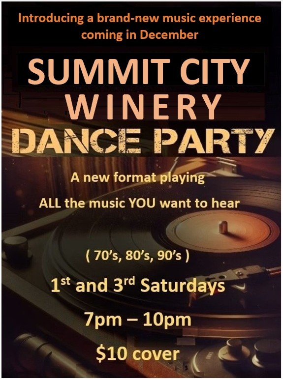 Summit City Winery Dance Party with Johnny Tocco