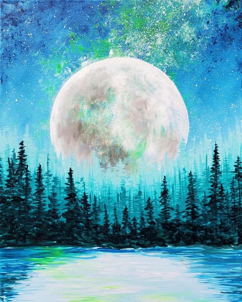 Moon Over the Pines 1