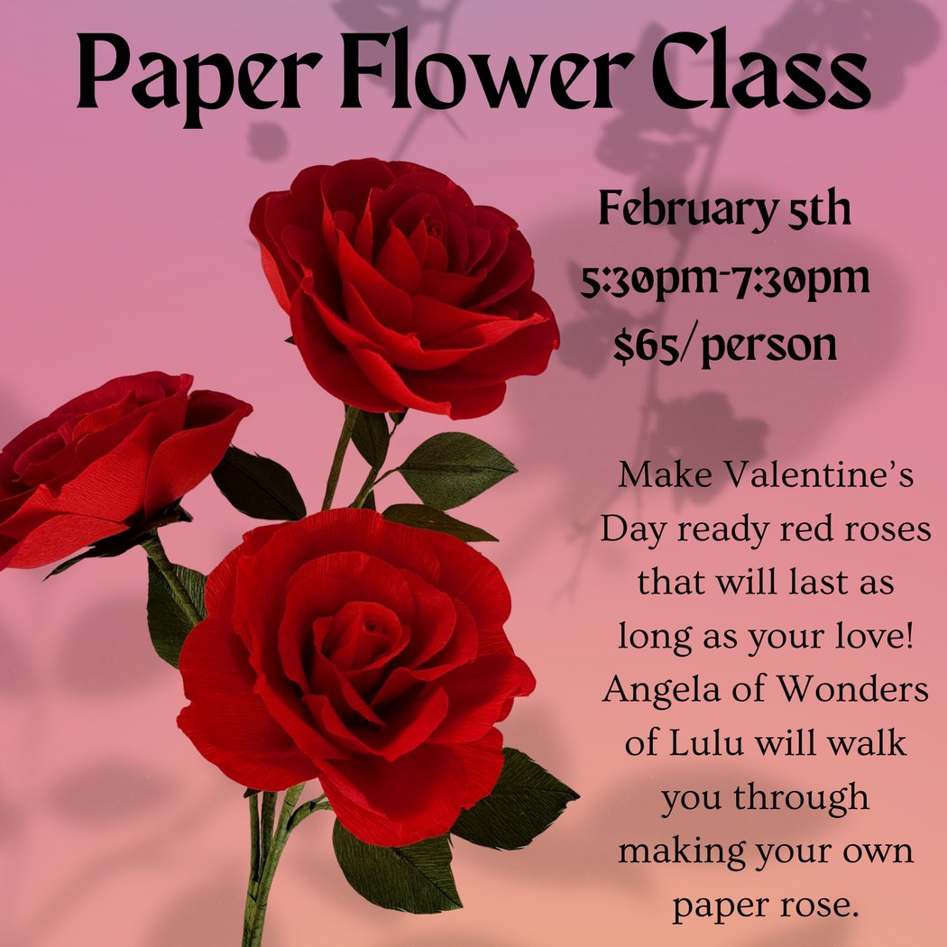 Paper Rose Class 1