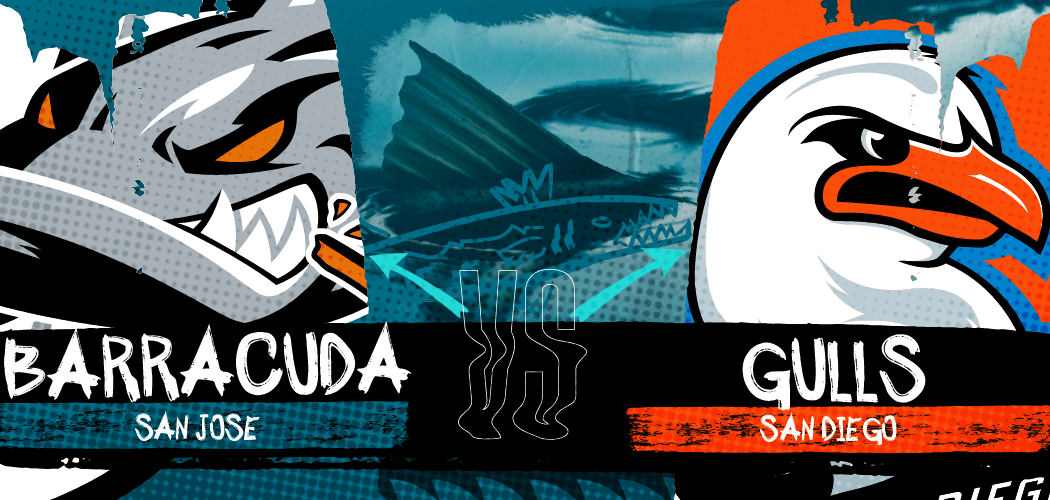 San Jose Barracuda vs. San Diego Gulls 1