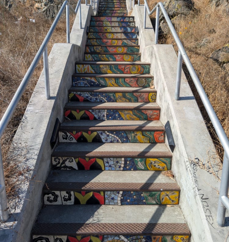Flights of Fancy Mosaic Steps 3