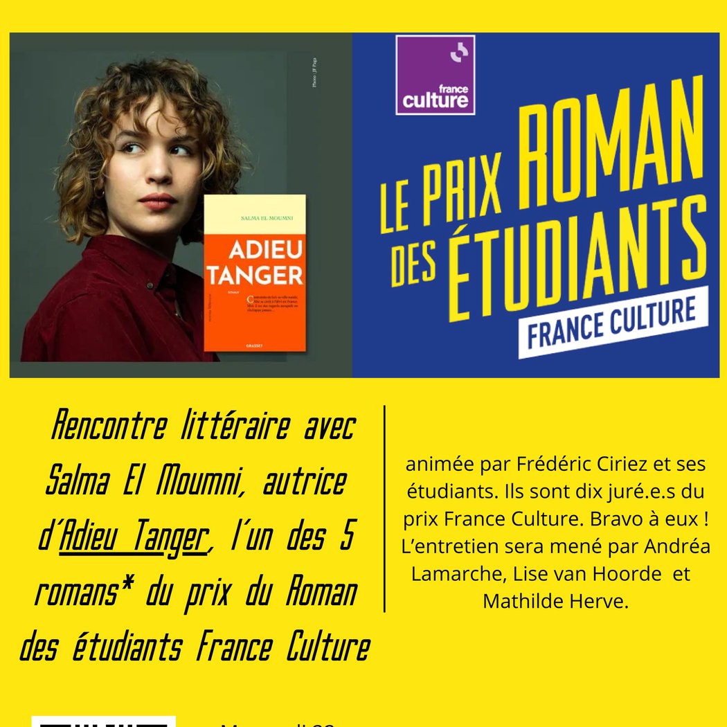 Rencontre littéraire avec l'autrice Salma El Moumni 1