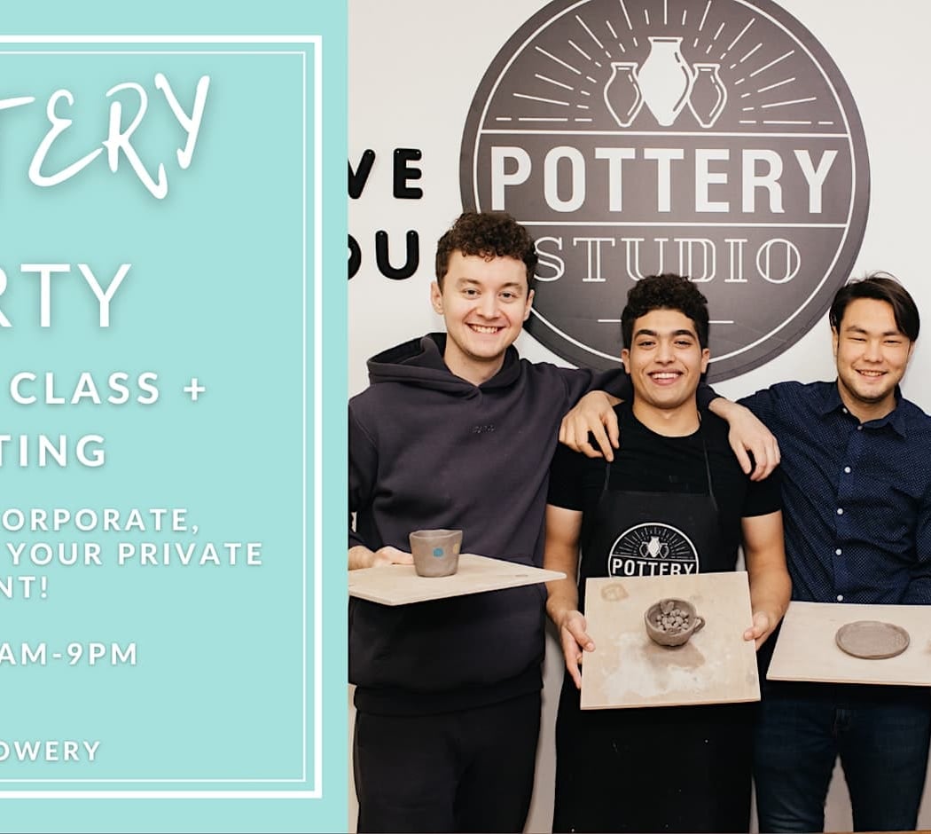 Private Party with Pottery Class PLUS