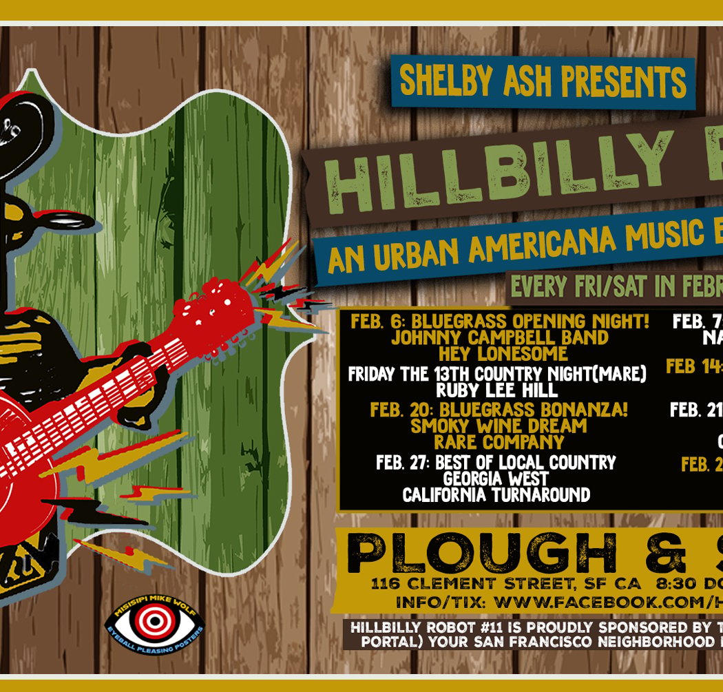 HiLLBiLLY ROBOT #11 "Bluegrass Bonanza!" featuring Smoky Wine Dream + Rare Company 1