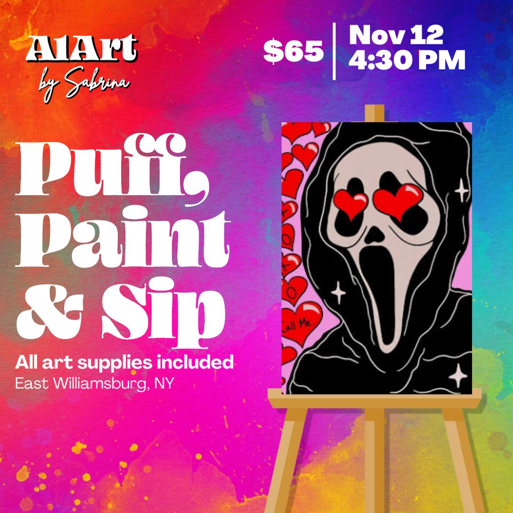 Puff, Paint and Sip Art Studio 1