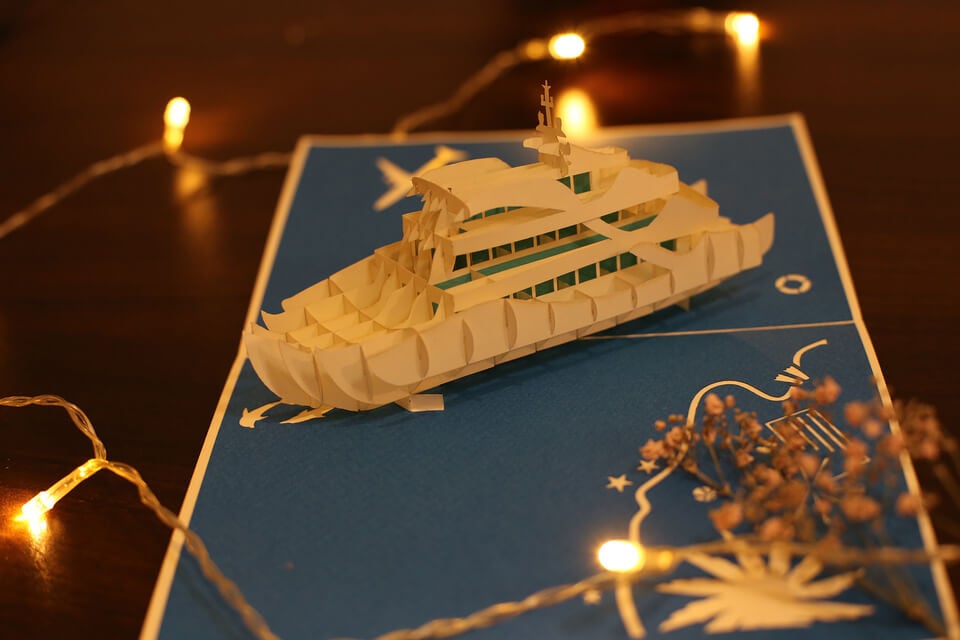 La vie des souvenirs - carte Pop Up 3D 3