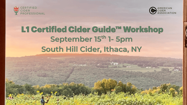 L1 Certified Cider GuideTM Workshop 1