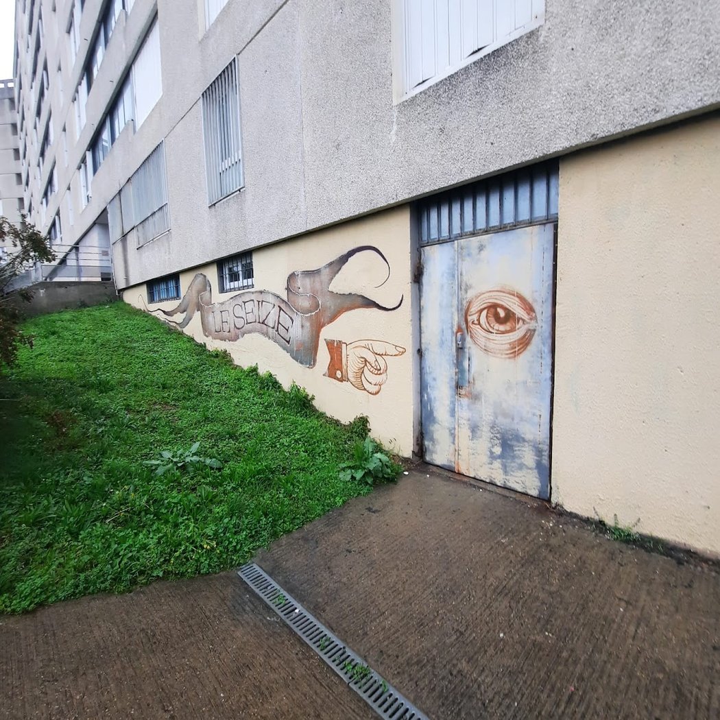 Street Art Rillieux - "Le Seize" 2