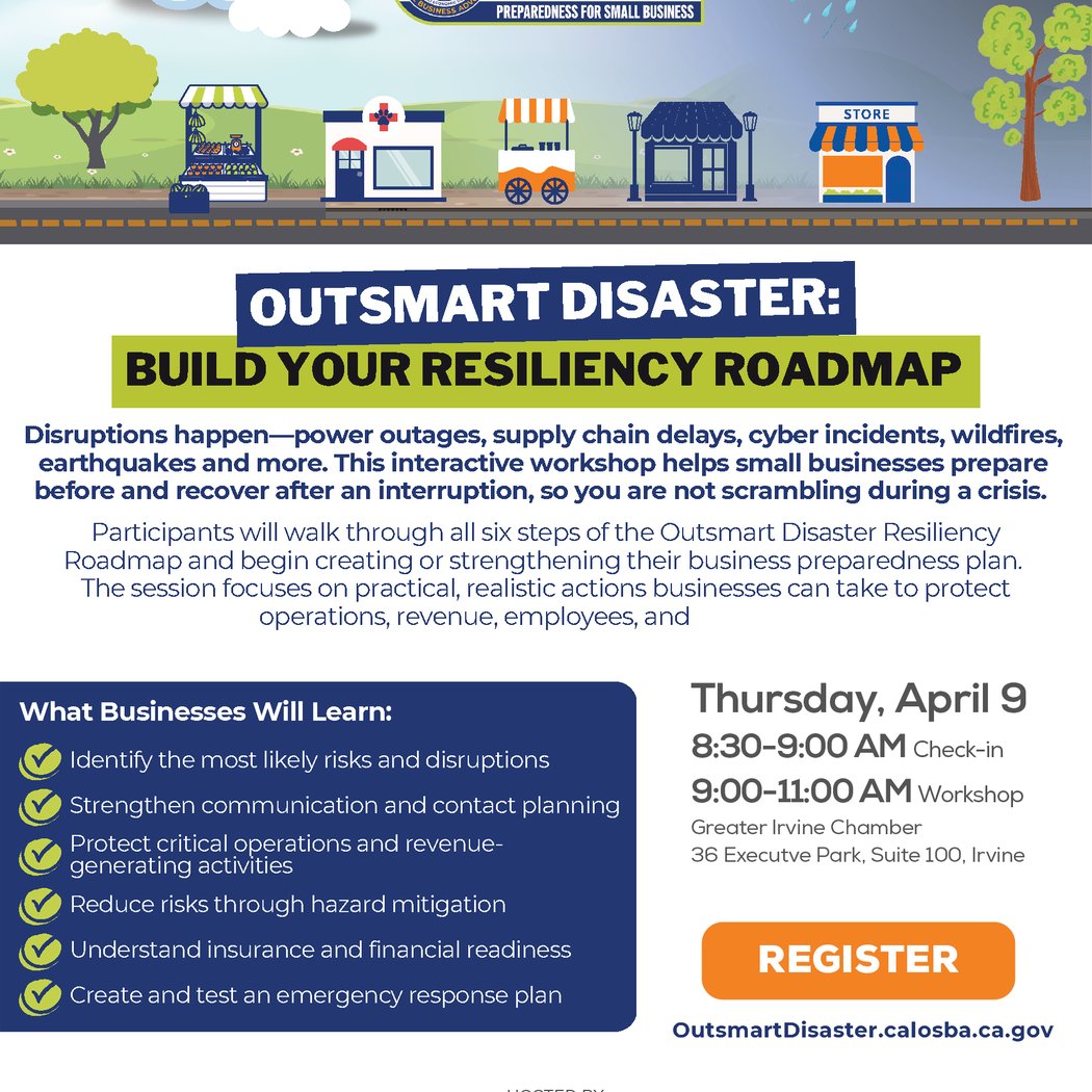 Business Preparedness Series: Emergency Response & Fire Safety Workshop 7/16/26 1