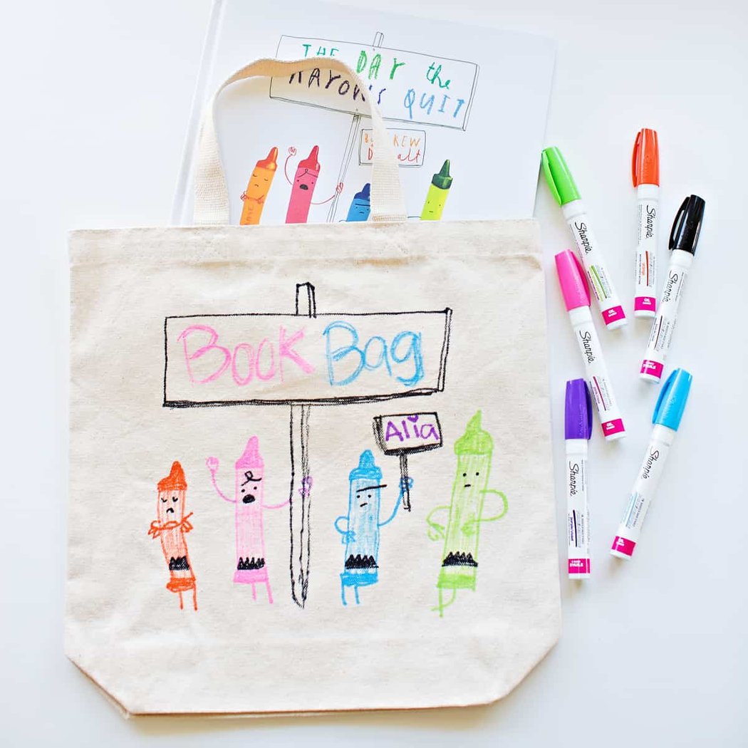 Paint Your Own Library Bag 1