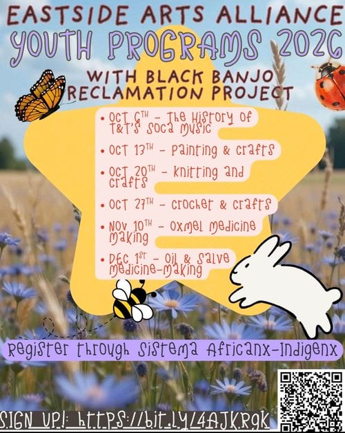 EastSide Youth Programs + Black Banjo Reclamation Project: Crochet and Craft Workshop w/ Sierra Salome 1