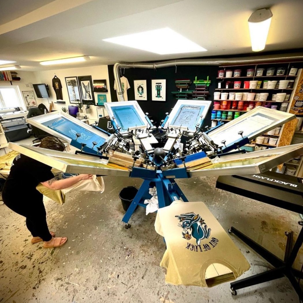 Textile Screen Printing Workshop 4