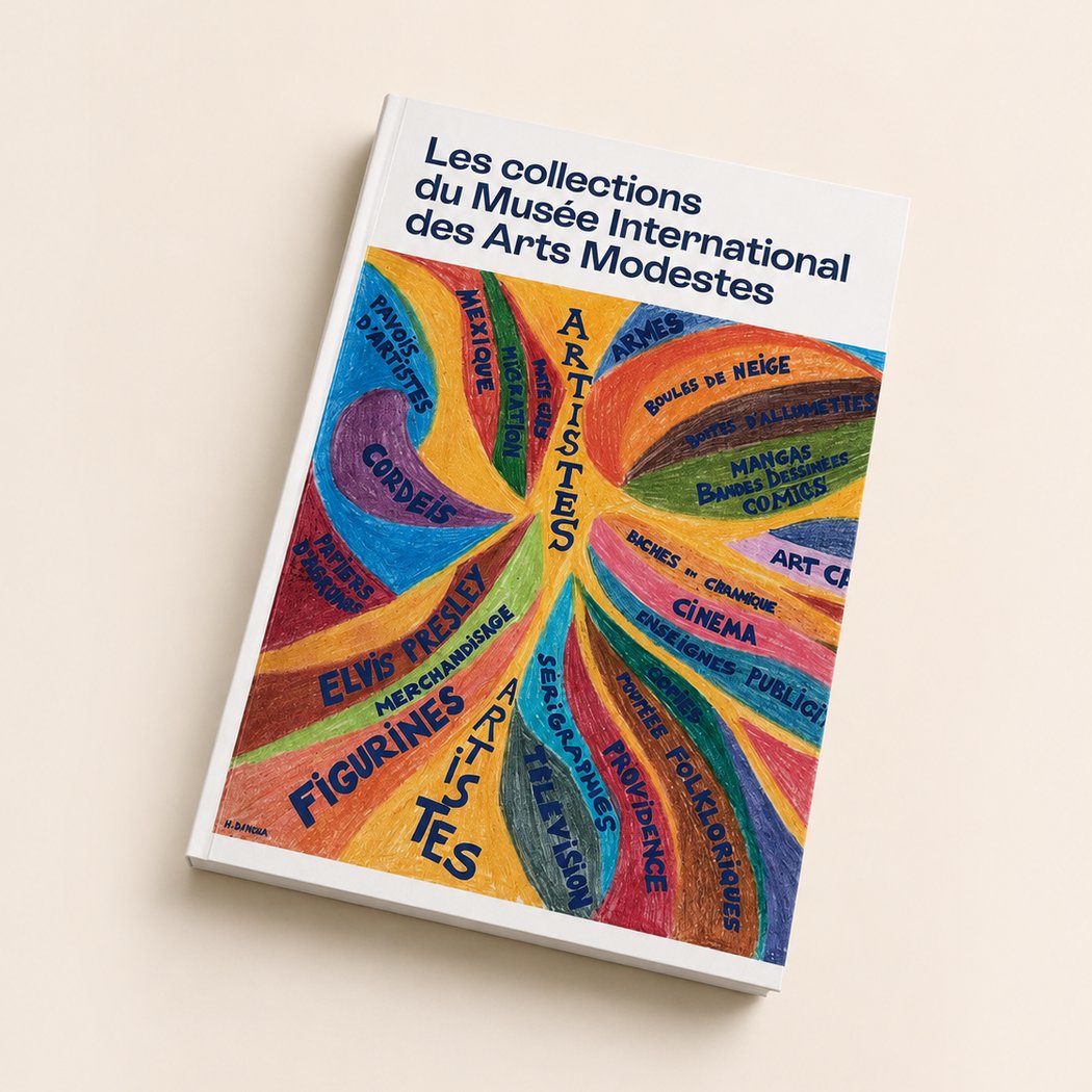 Signature avec Hervé Di Rosa du livre des collections du MIAM