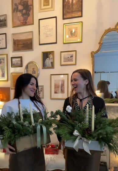 Winter Greenery Arrangement or Wreath 1