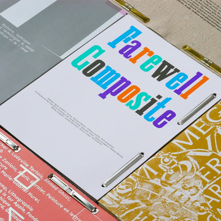 Lancement de l'ultime numéro de la revue annuelle de design graphique Composite 1