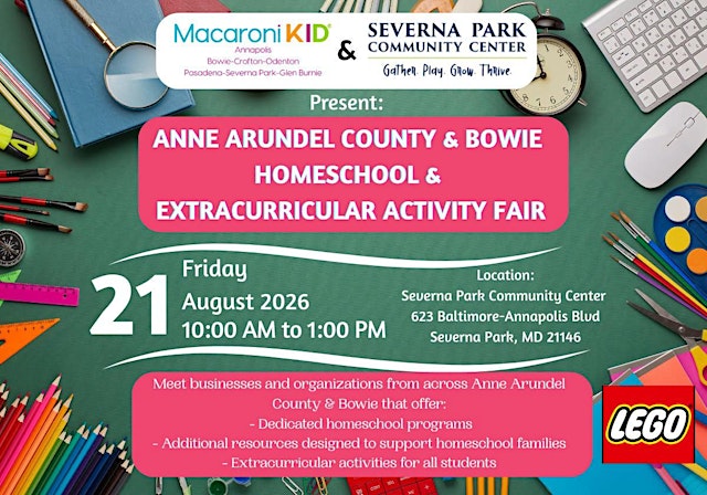 Anne Arundel County & Bowie Homeschool & Extracurricular Activity Fair 1