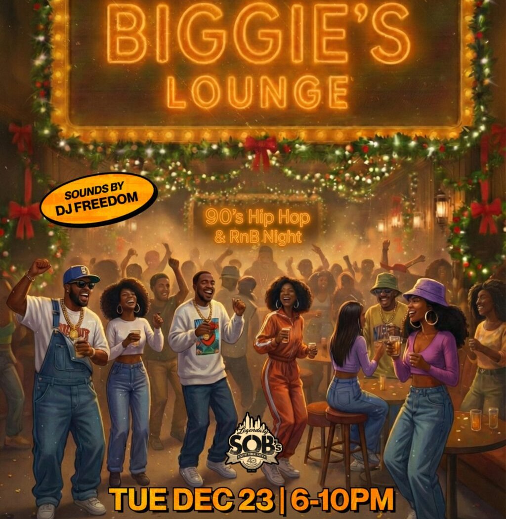 Biggie’s Lounge: 90’s Hip Hop & RnB Holiday Party 1