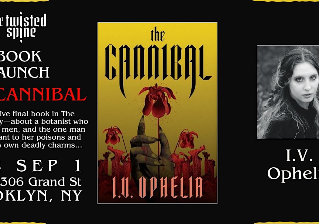LAUNCH EVENT: THE CANNIBAL (The Poisoner #3) by I.V. Ophelia