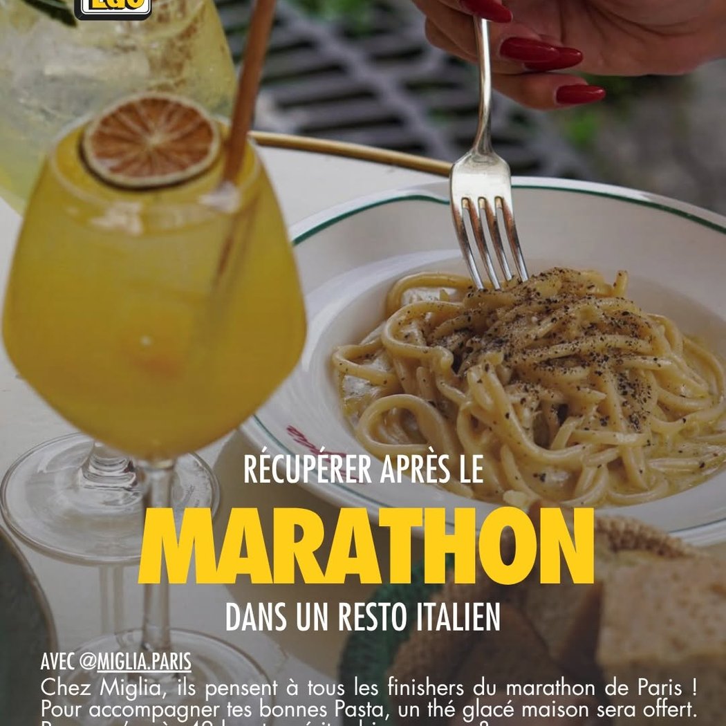 Offre post marathon Miglia Paris 1