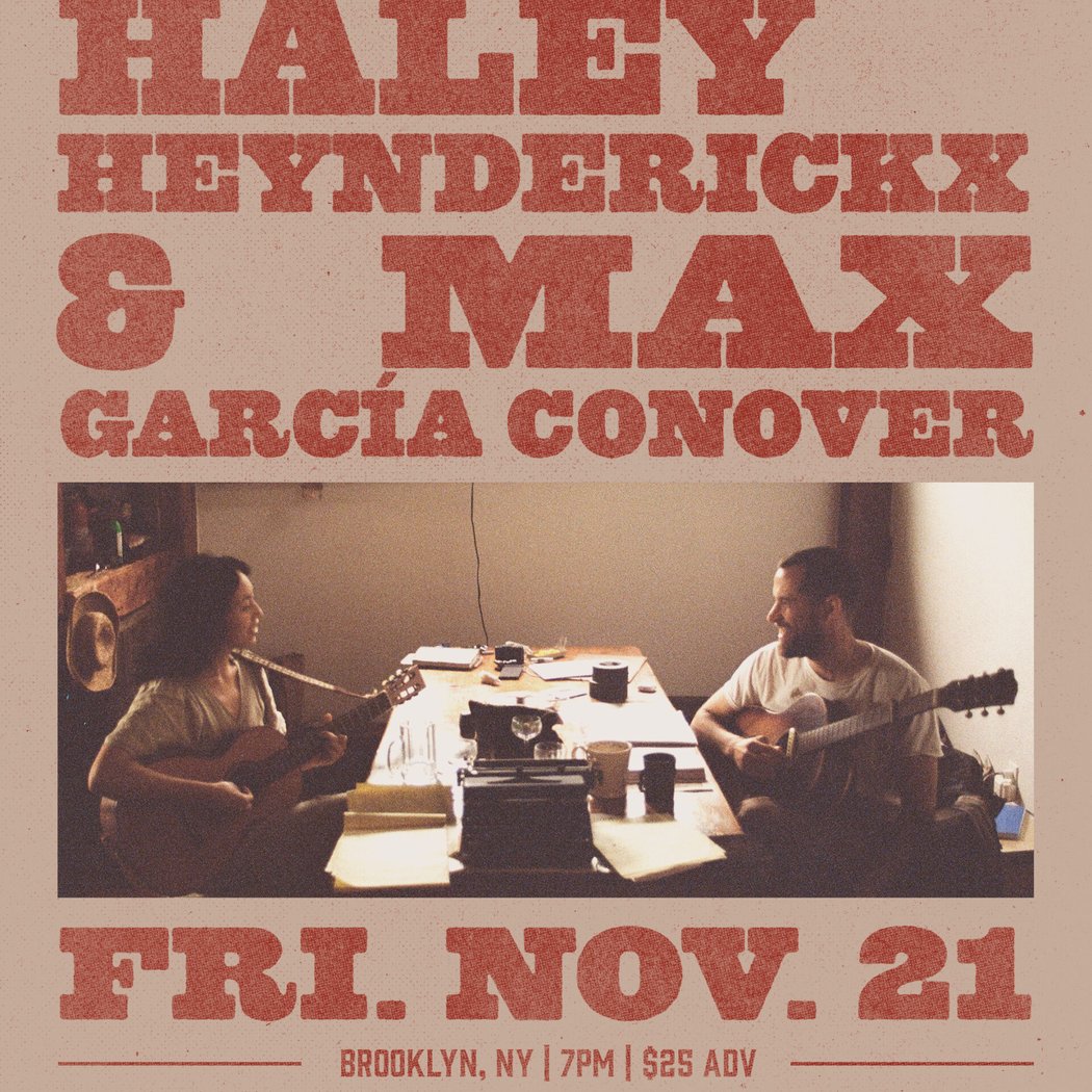 An Evening with Haley Heynderickx and Max García Conover 1