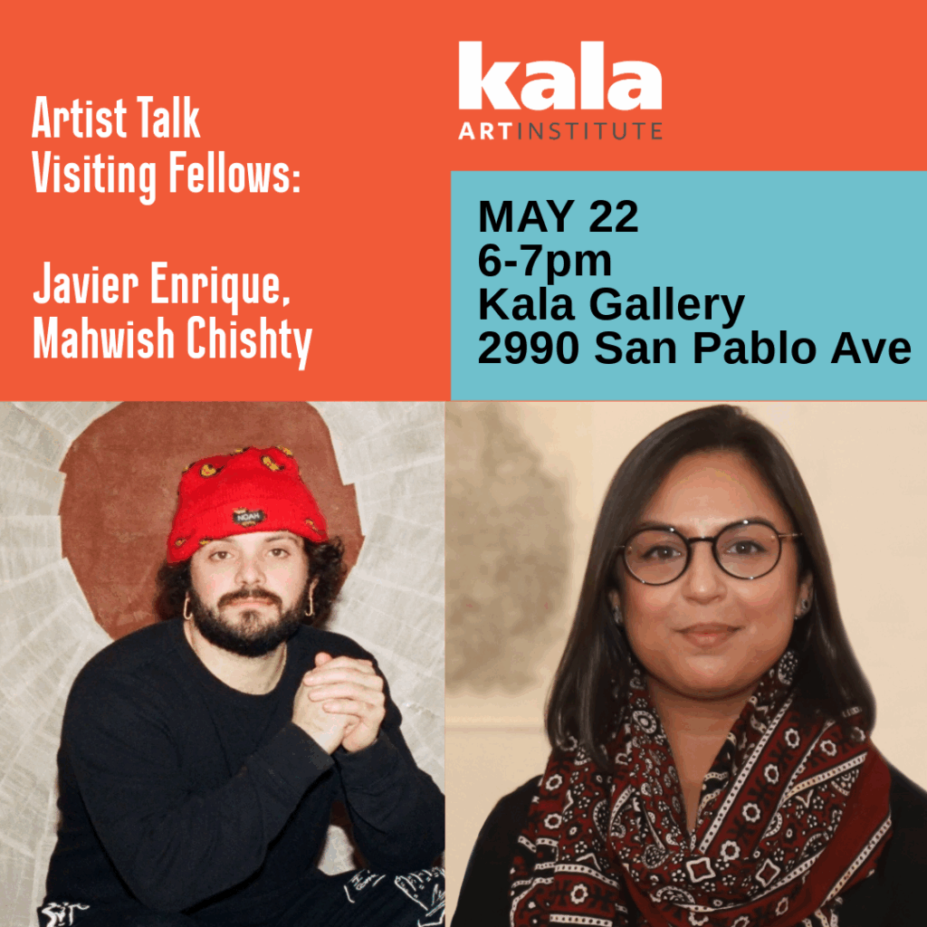 Artist Talk - Javier Enrique and Mahwish Chishty 1