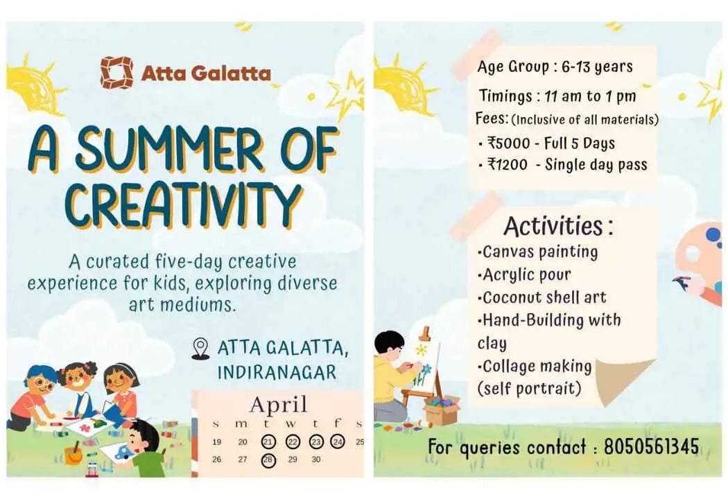 A Summer of Creativity: 5 day Summer Art Camp 1