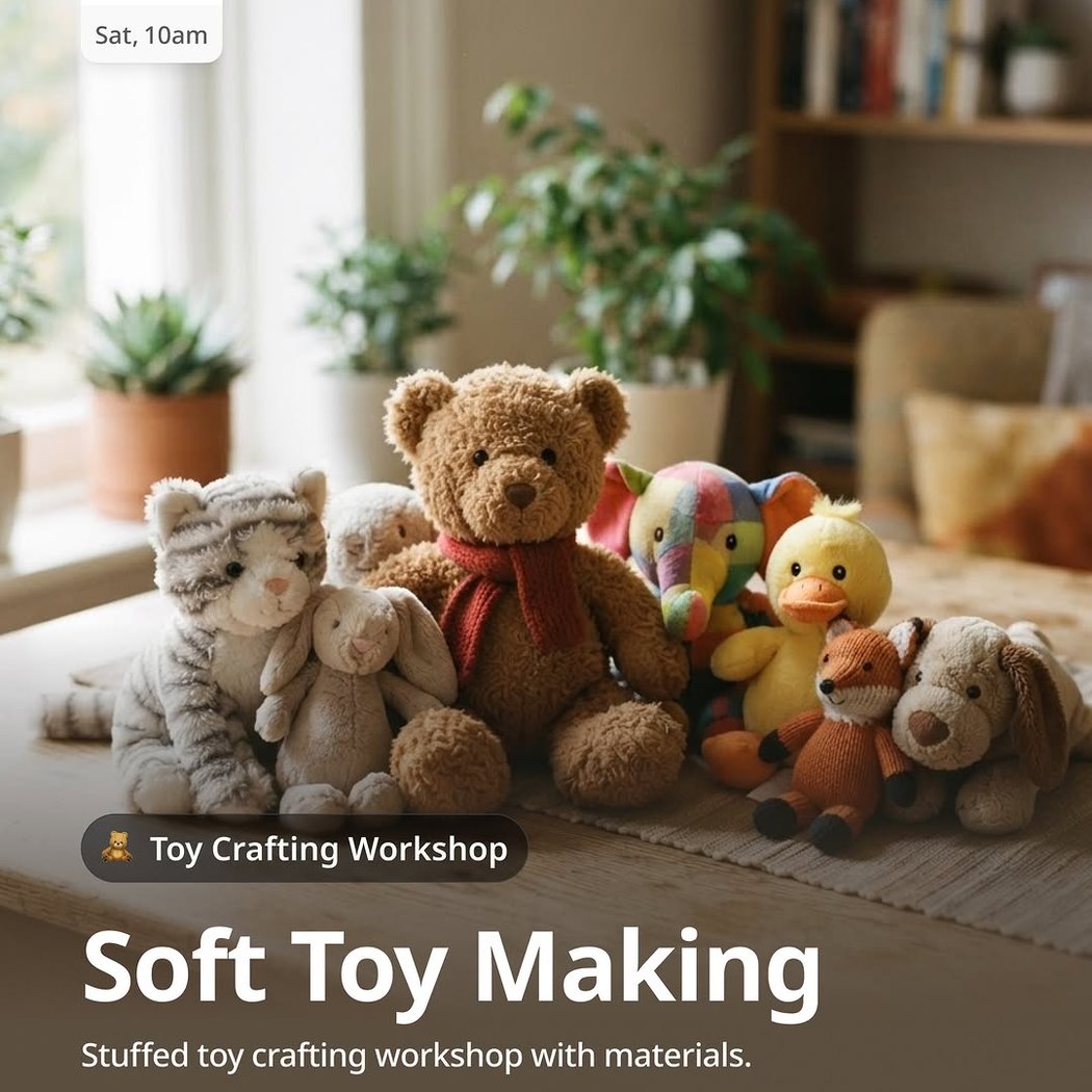 Soft Toy Making Workshop 1
