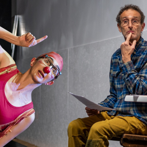 Franck Dinet et Madame Françoise dans Château de Sable 1