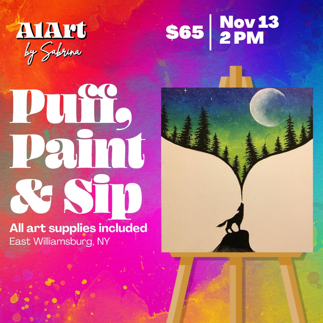 Puff, Paint and Sip Art Studio 1