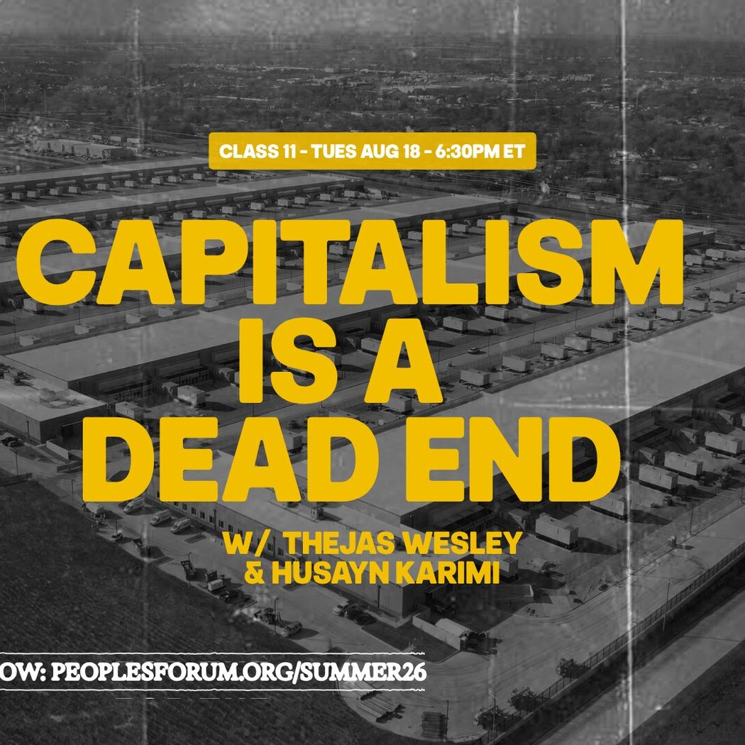 Class 11: Capitalism is a Dead End | Socialist Summer School – People Vs. Billionaires 1