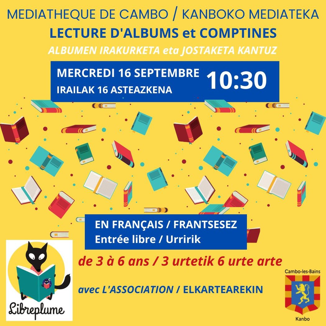 Lecture d’albums et comptines en français
