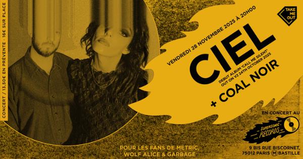 CIEL + Coal Noir en concert (côté Records) 1