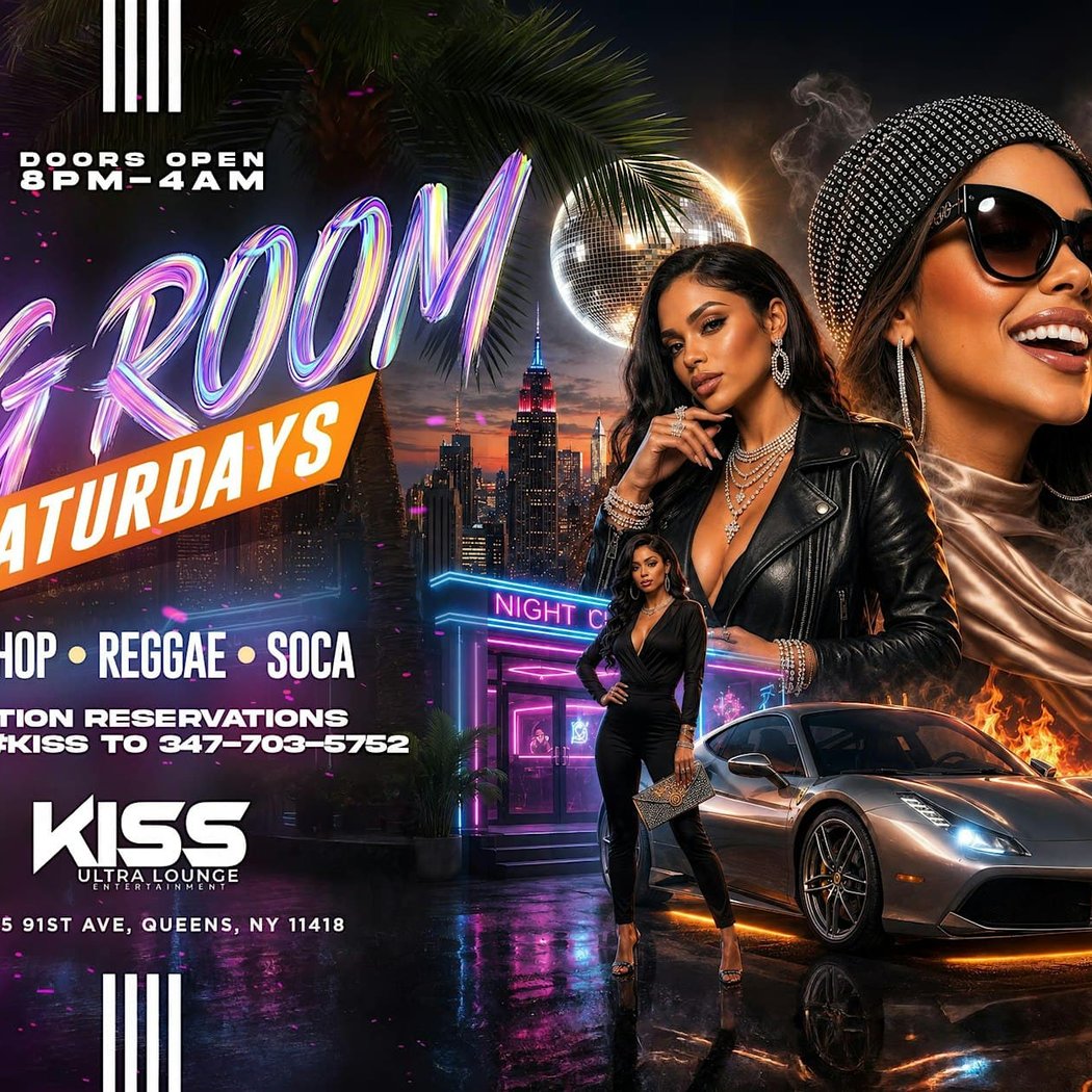 Caribbean Saturdays at Kiss Lounge Soca Reggae Hip hop 1