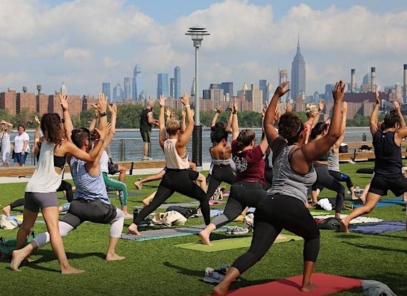Sunrise yoga
