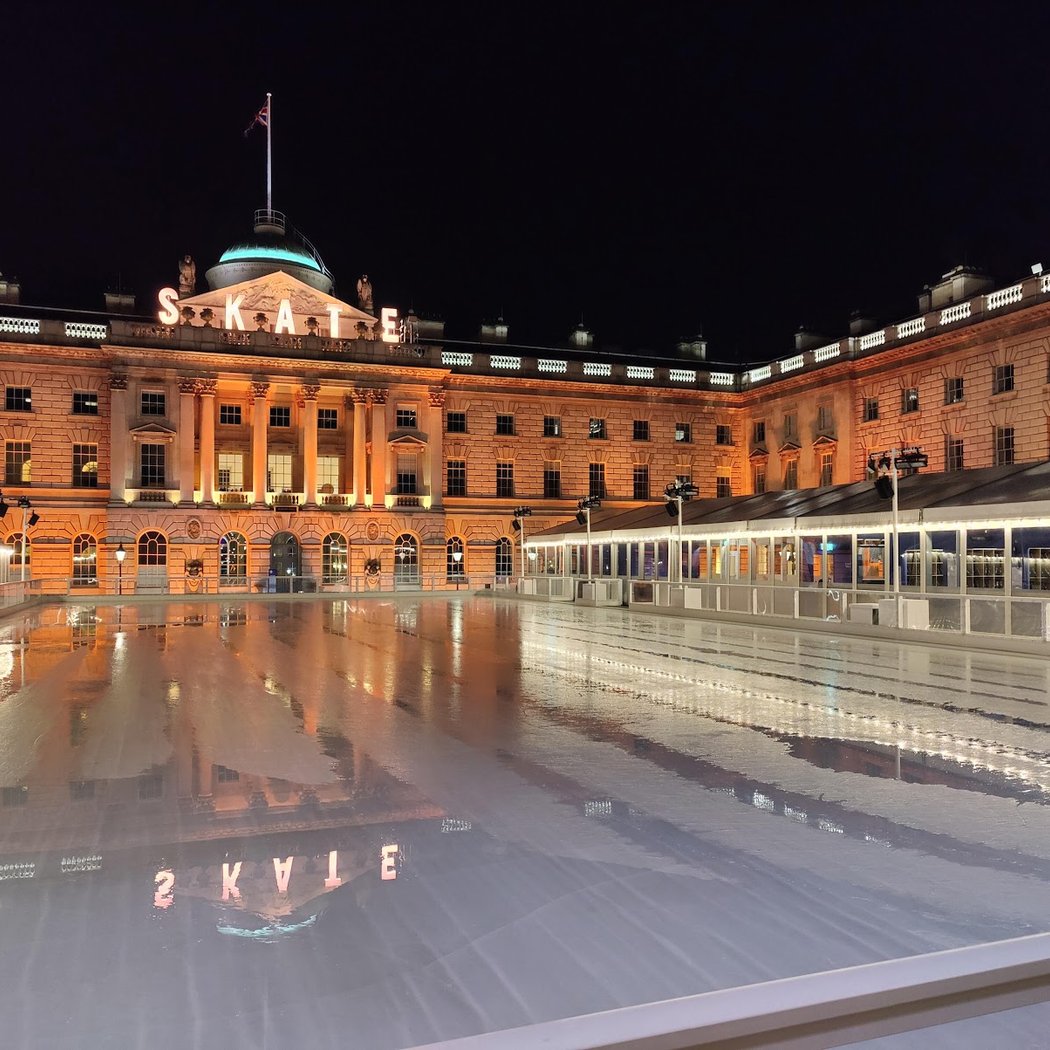 Ice skating at Somerset House 1