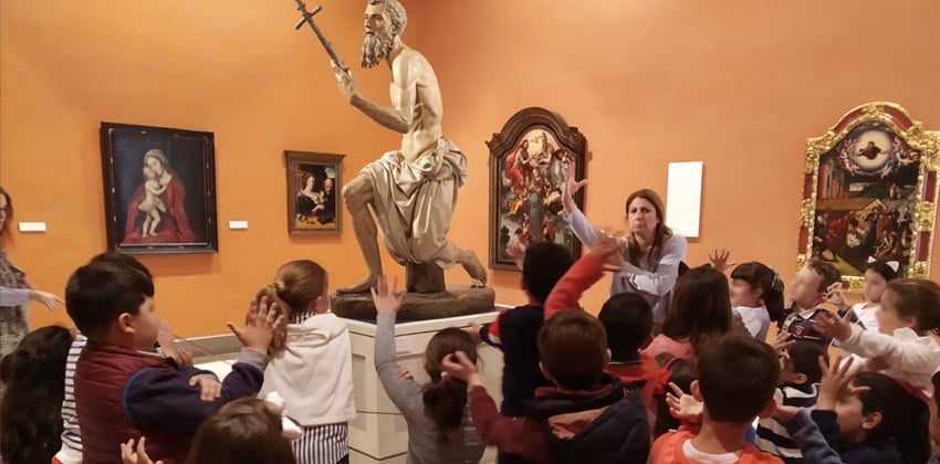 Cuento de Navidad en el Museo de Bellas Artes con Museo Vivo 1
