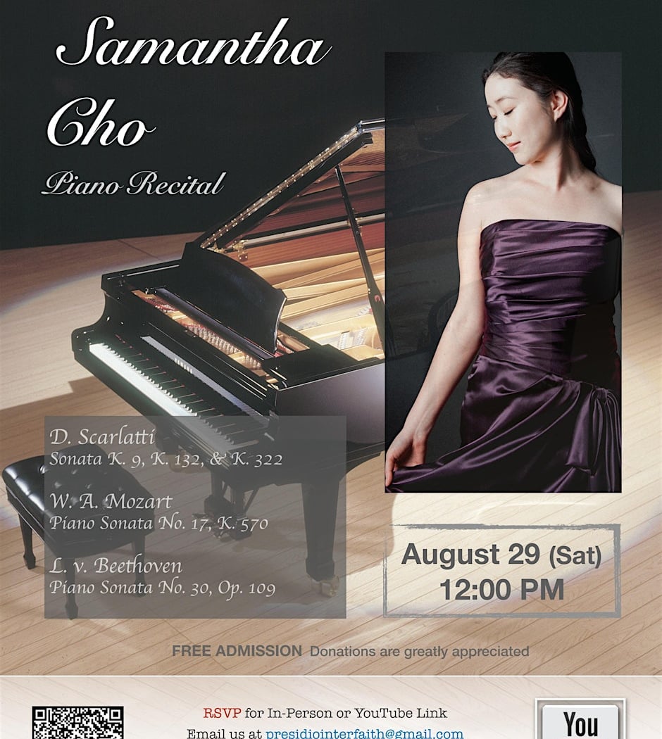 Samantha Cho Piano Recital