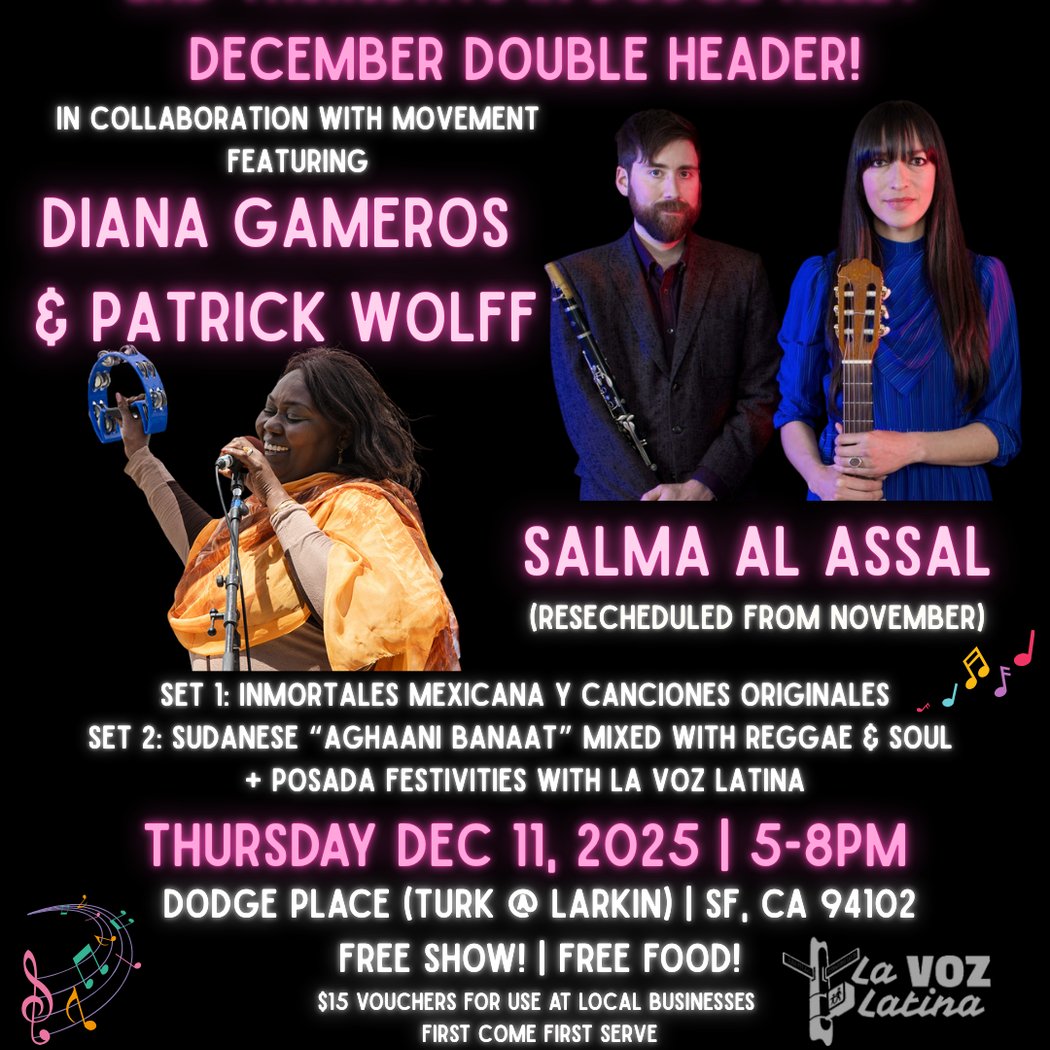 2nd Thursdays at Dodge Alley: Diana Gameros, Salma Al Assal, + Posada 1