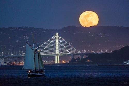 Friday BLUE MOON Sail on San Francisco Bay 1