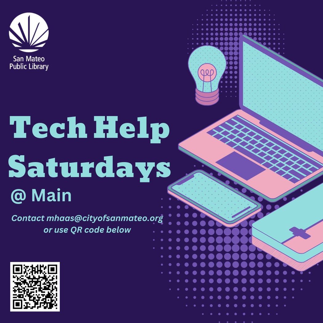 Tech Help - Now on Saturdays! In-Person 1