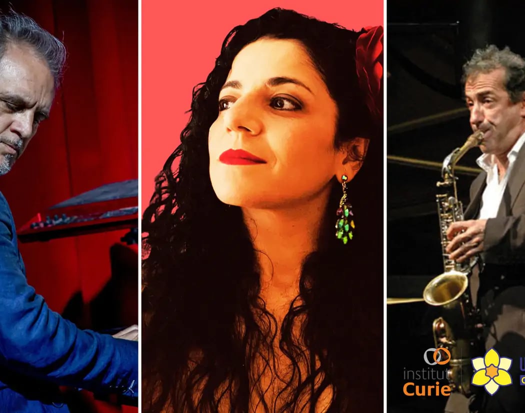 Concert de jazz caritatif avec le Trio William Lecomte, Virginia Cambuci et Hervé Meschinet 1