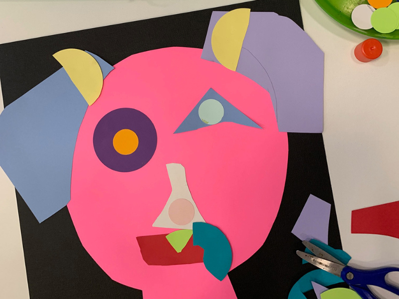 Picasso Collage Self Portraits 1